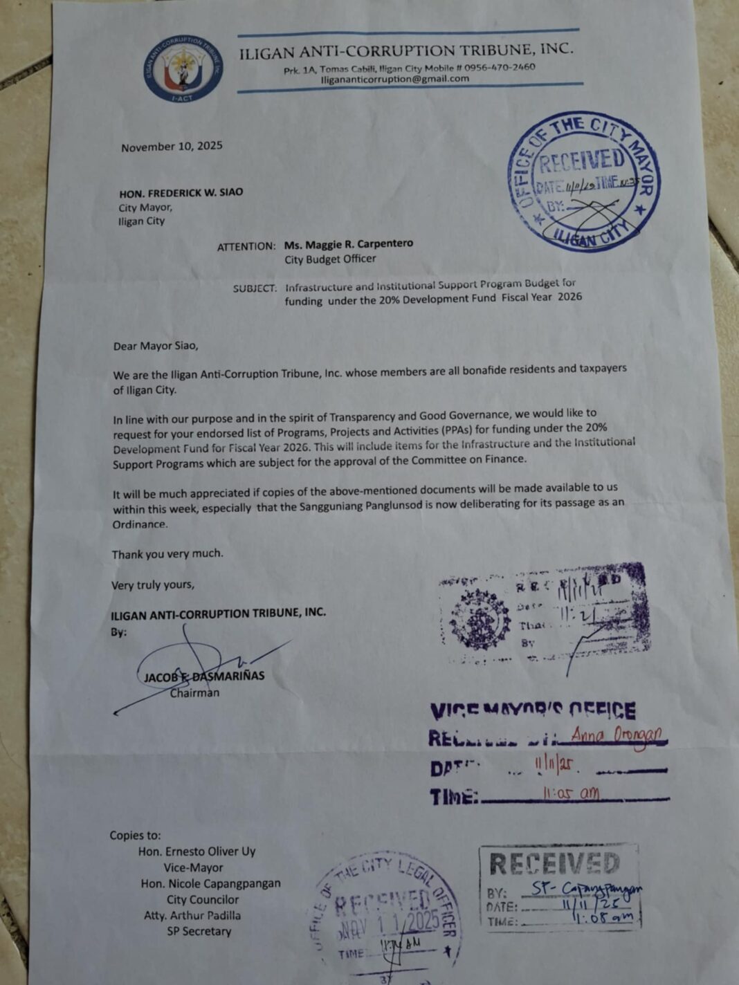 Iligan anti corruption